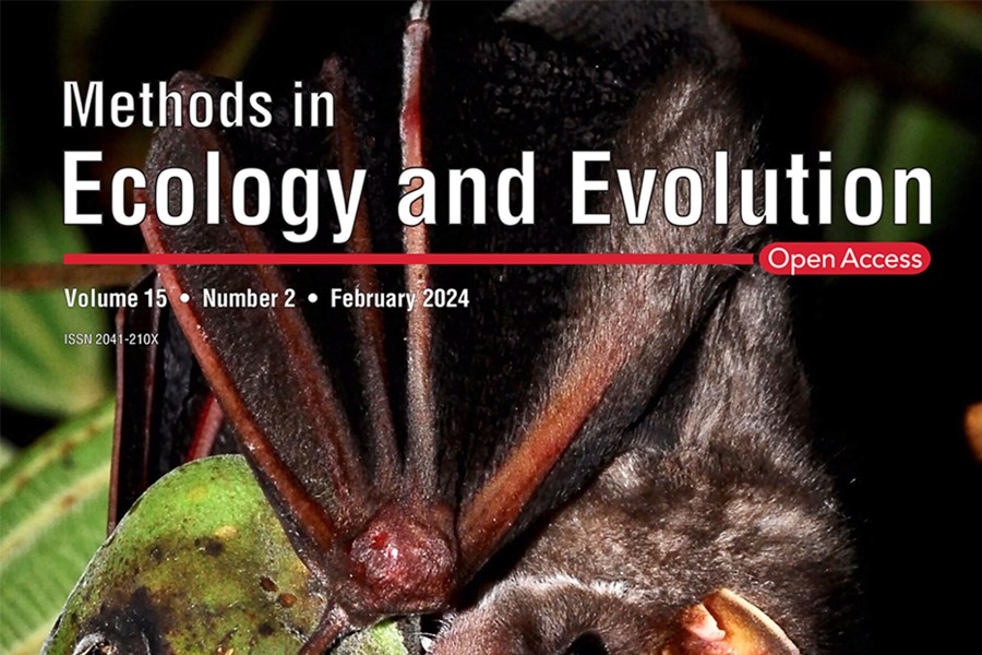 artigo-de-pesquisador-do-cemeai-e-capa-da-revista-methods-in-ecology-and-evolution