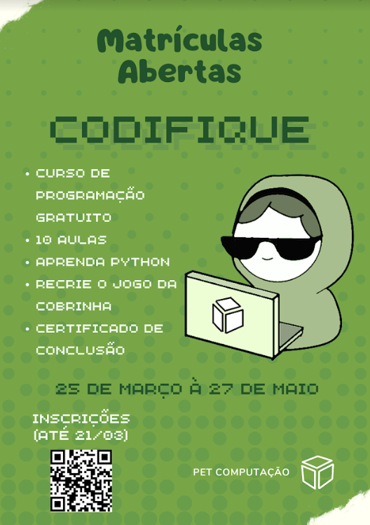 Aprenda programação no ICMC inscrições abertas para o projeto Codifique