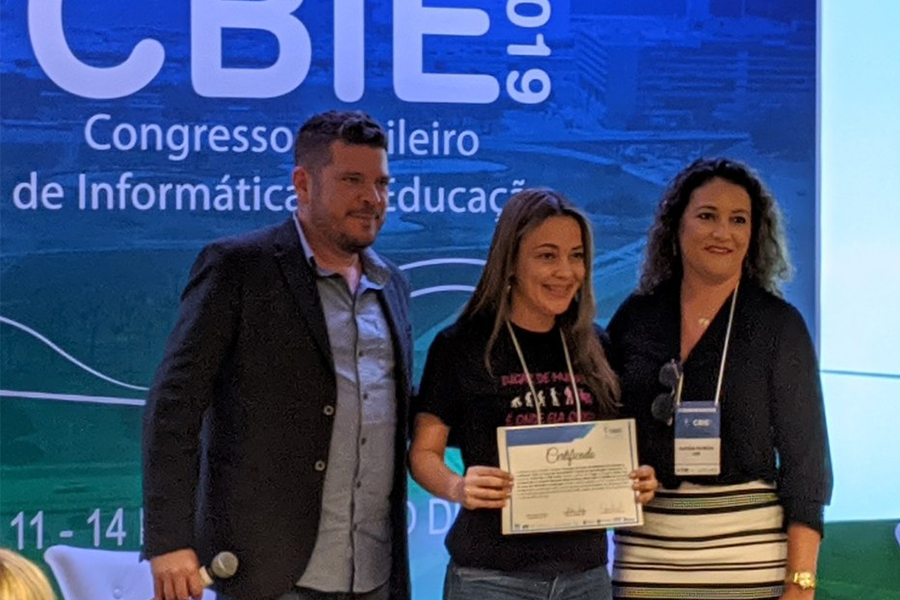 Rachel conquistou a primeira colocação no Concurso Alexandre Direne de Teses, Dissertações e TCCs em Informática na Educação.jpg