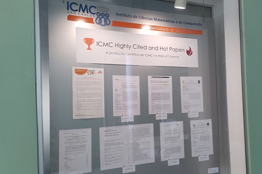 Exposição destaca artigos científicos do ICMC mais citados
