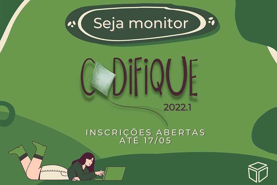 Projeto Codifique abre inscrições para monitores voluntários
