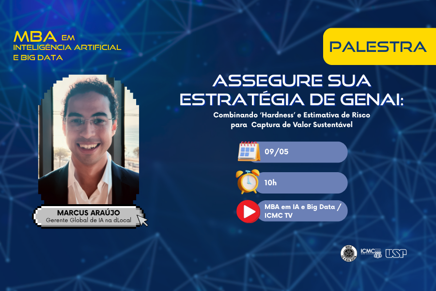Palestra gratuita discute riscos e legislações globais da inteligência artificial
